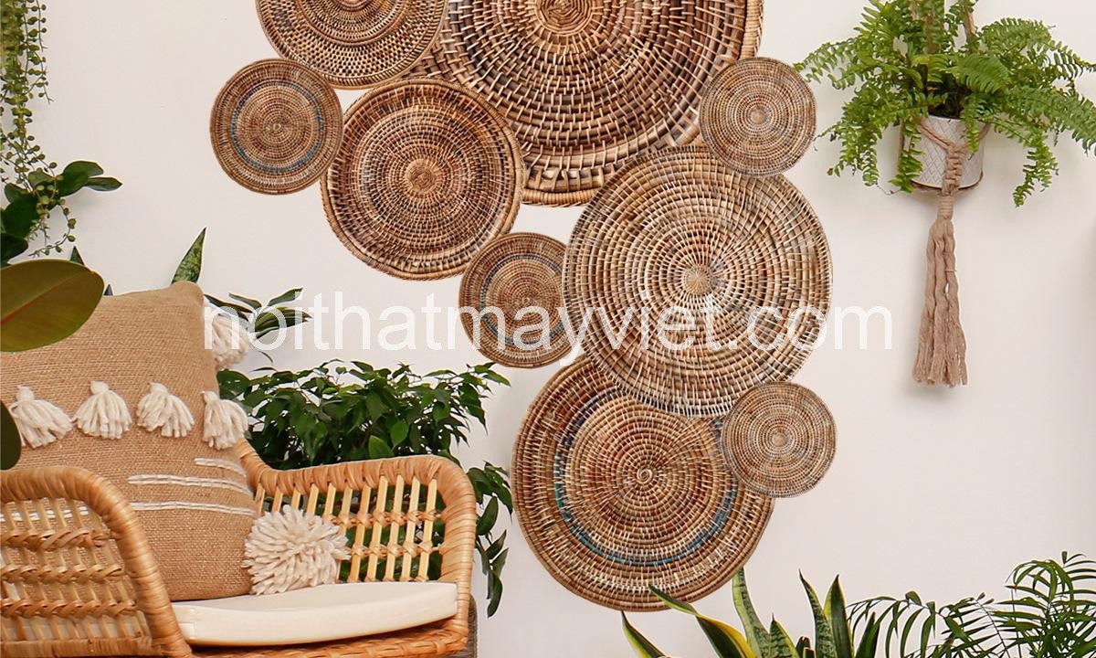 Đồ Trang Trí Mây Tre Tường MTT0010
